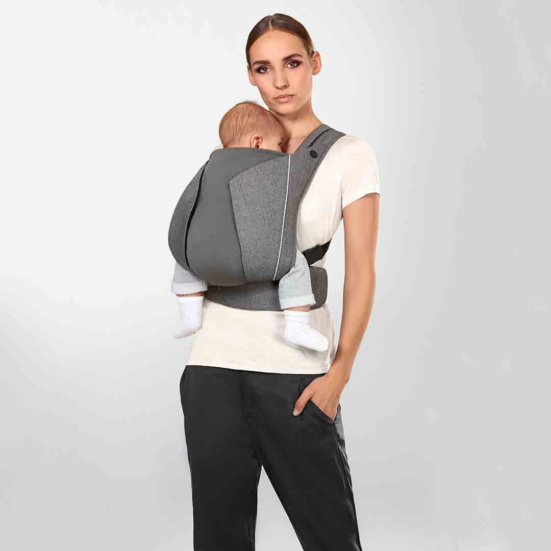 gray baby carrier