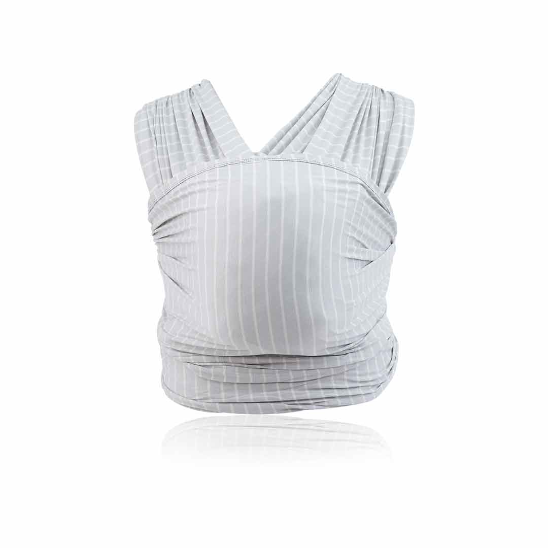 ergobaby aura wrap grey stripes