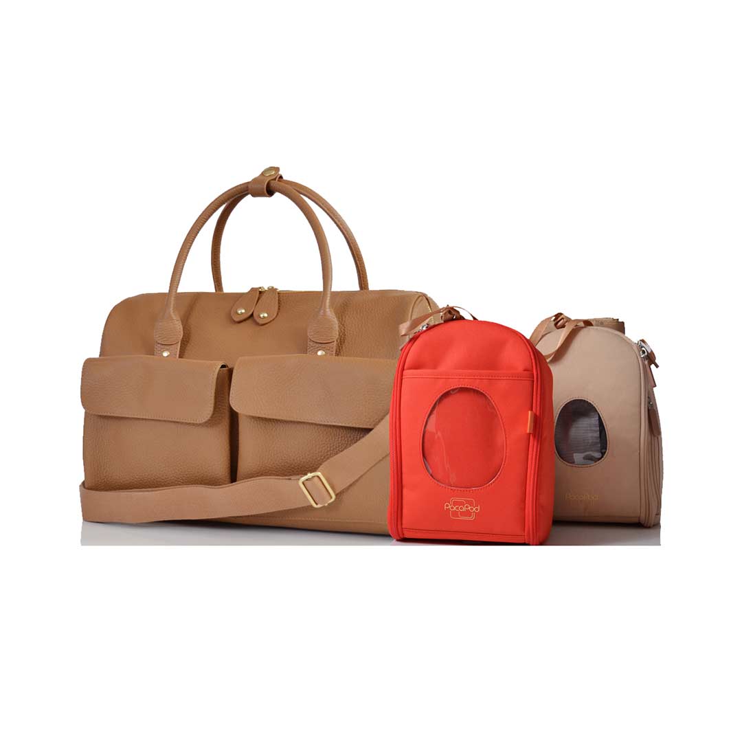 pacapod leather changing bag