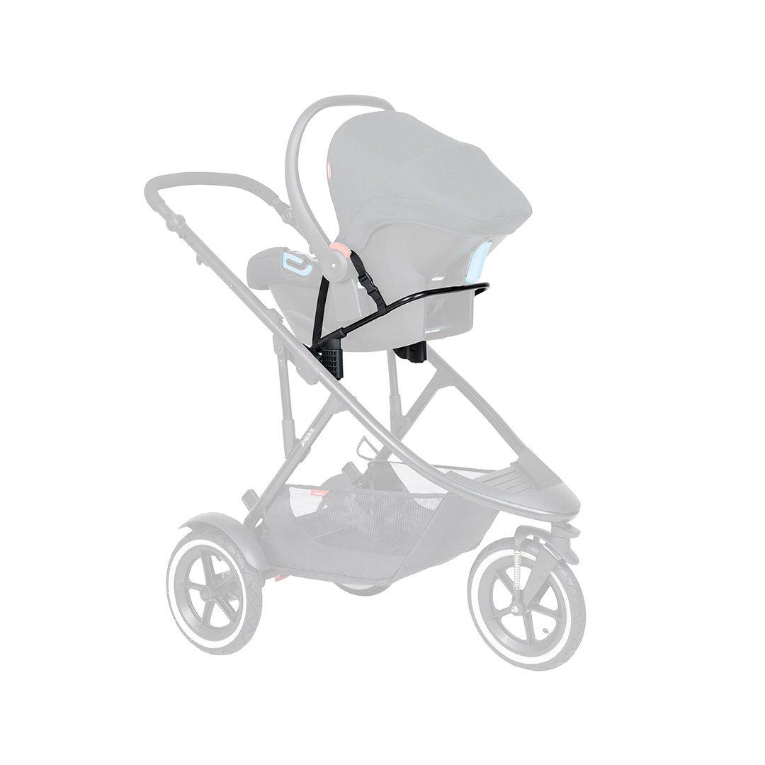 phil and teds double stroller car seat adapter