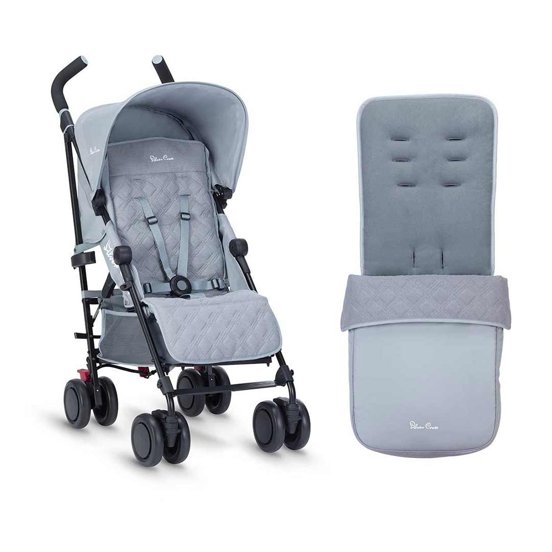 silver cross buggy with footmuff