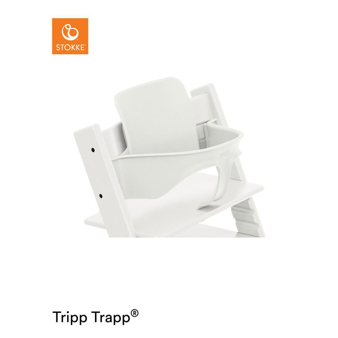 tripp trapp baby set white
