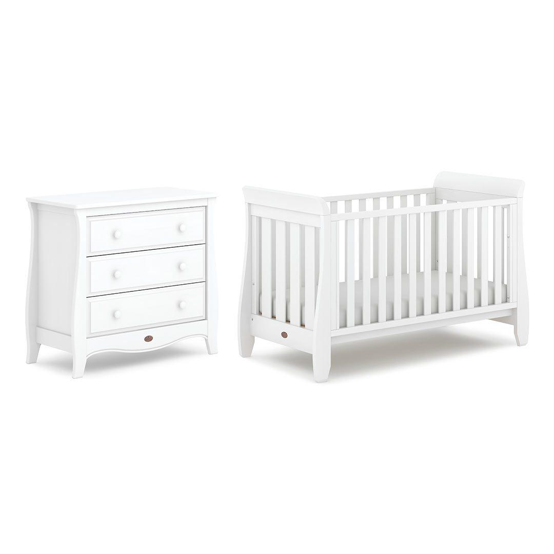 boori sleigh bassinet white