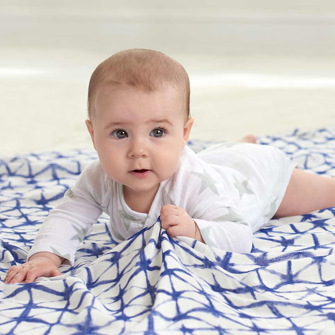 indigo swaddle