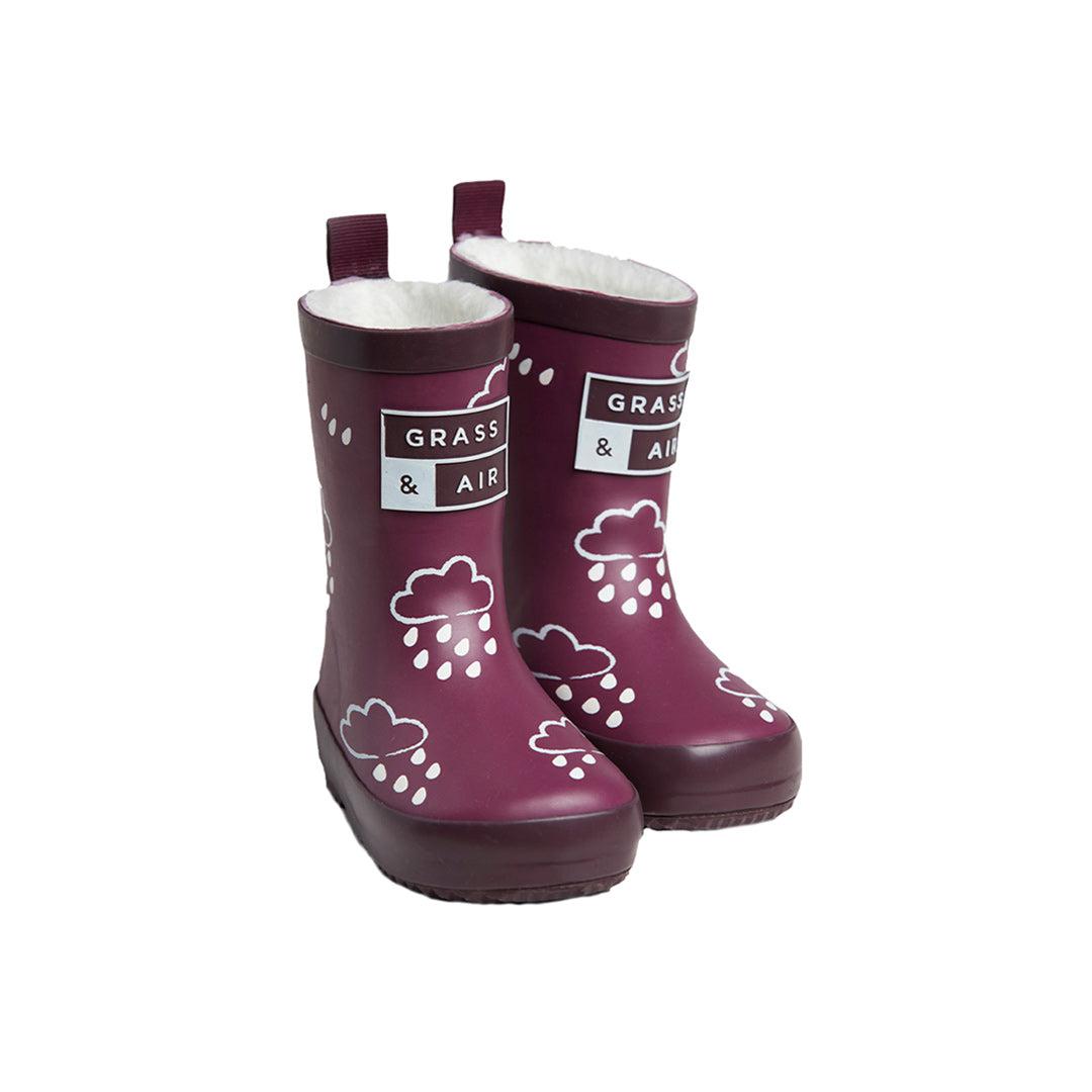 Grass And Air Kids GA300 Colour Change Wellies in Pink