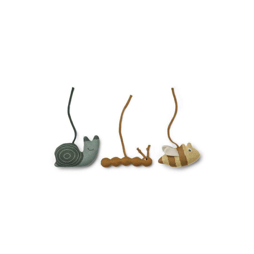 Liewood Grace Playgym Accessories Nature - 3 Pack | Natural Baby Shower