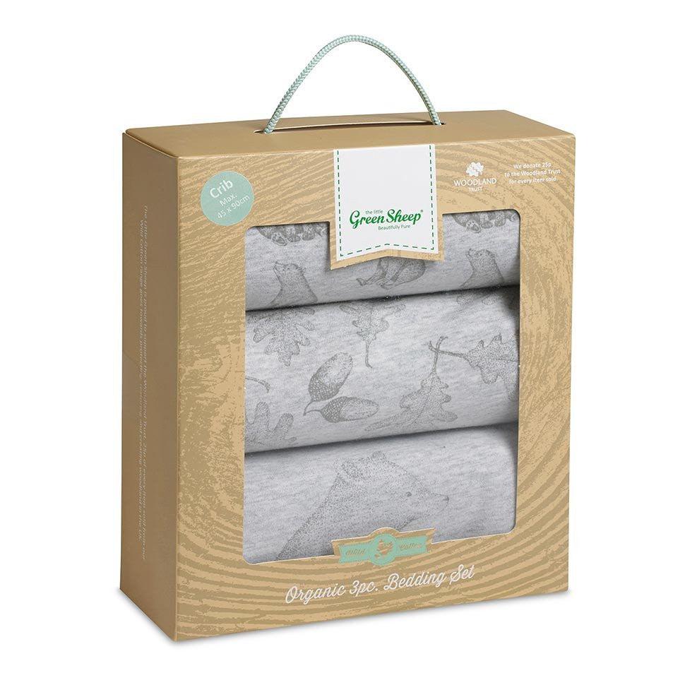 Wild Cotton Organic Bedding Set Bear Crib Natural Baby Shower