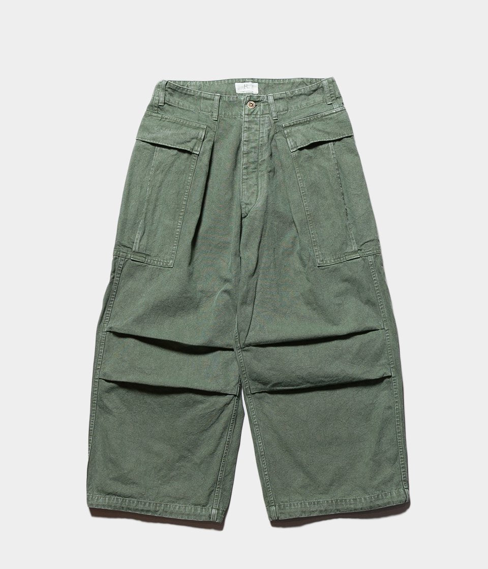 HERILL HL Denim Cargoshorts olive/size 2 | www.unimac.az