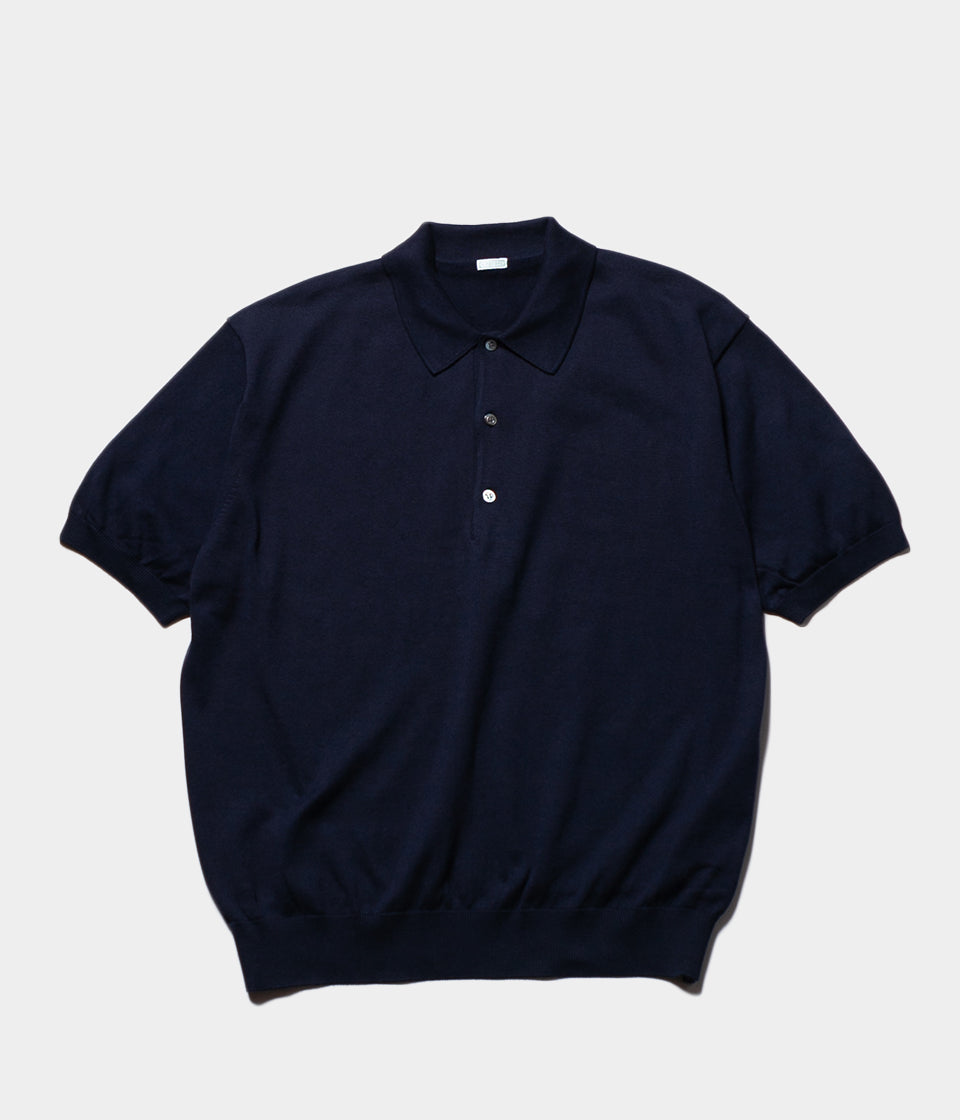 最新コレックション 専用a.presse Polo S/S Knit Cotton ポロシャツ