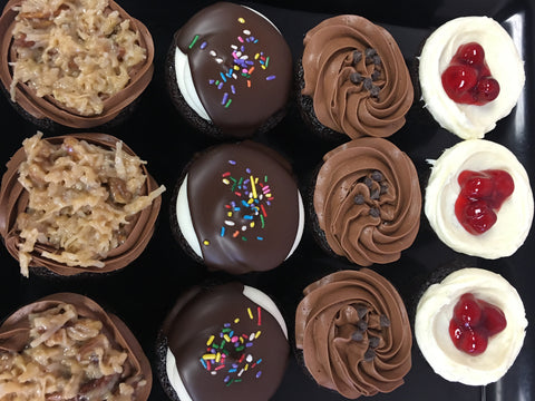 1 Dozen "Chocolate Lovers" Cupcakes
