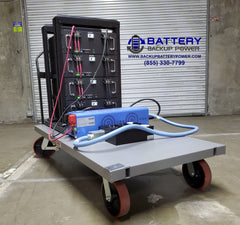 Battery Backup Power Temporary Power Rental Cart