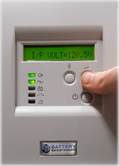 Battery Backup Power Uninterruptible Power Supply (UPS) Input Voltage