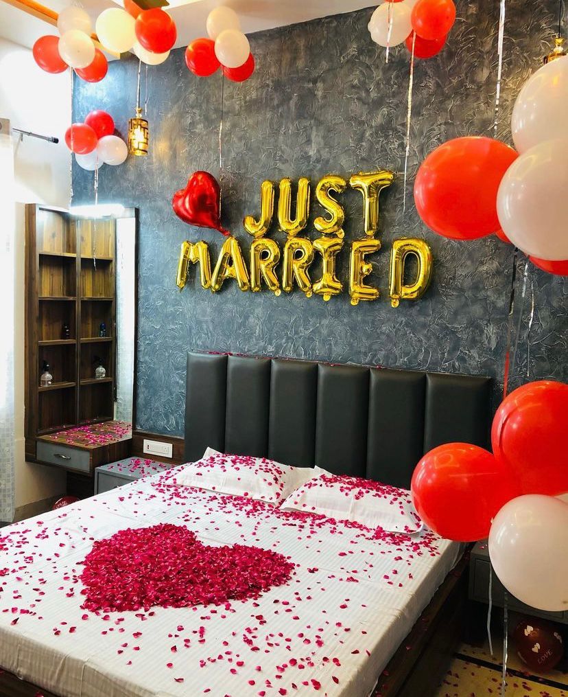 Most Romantic First Night Room Decoration in Delhi NCR [BOOK NOW ...
