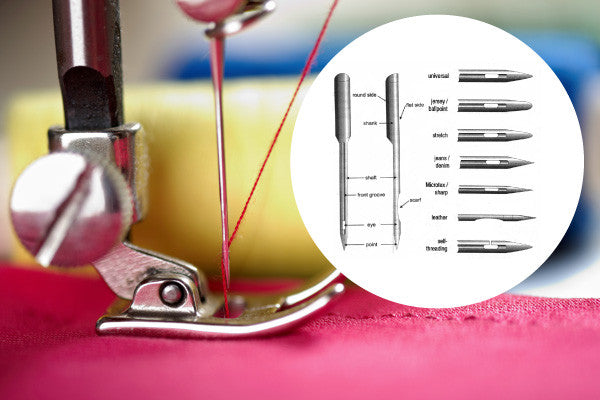 Universal Sewing Machine Needles with Leather Point for stitching suede and  leather