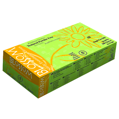 Blossom® Textured Avocado Powder-Free Nitrile Exam Gloves