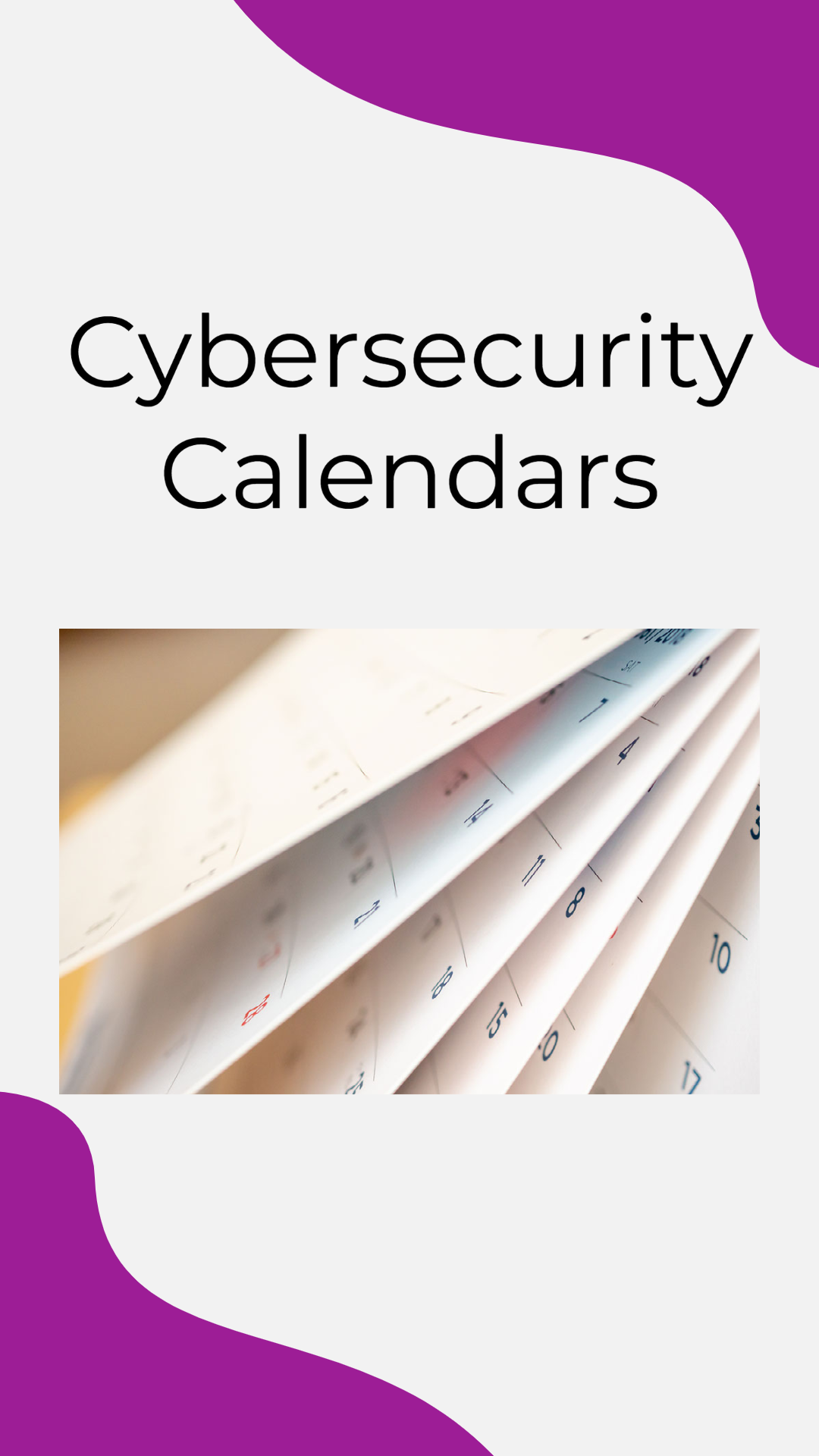 Cybersecurity Calendars Threat Intelligence Academy