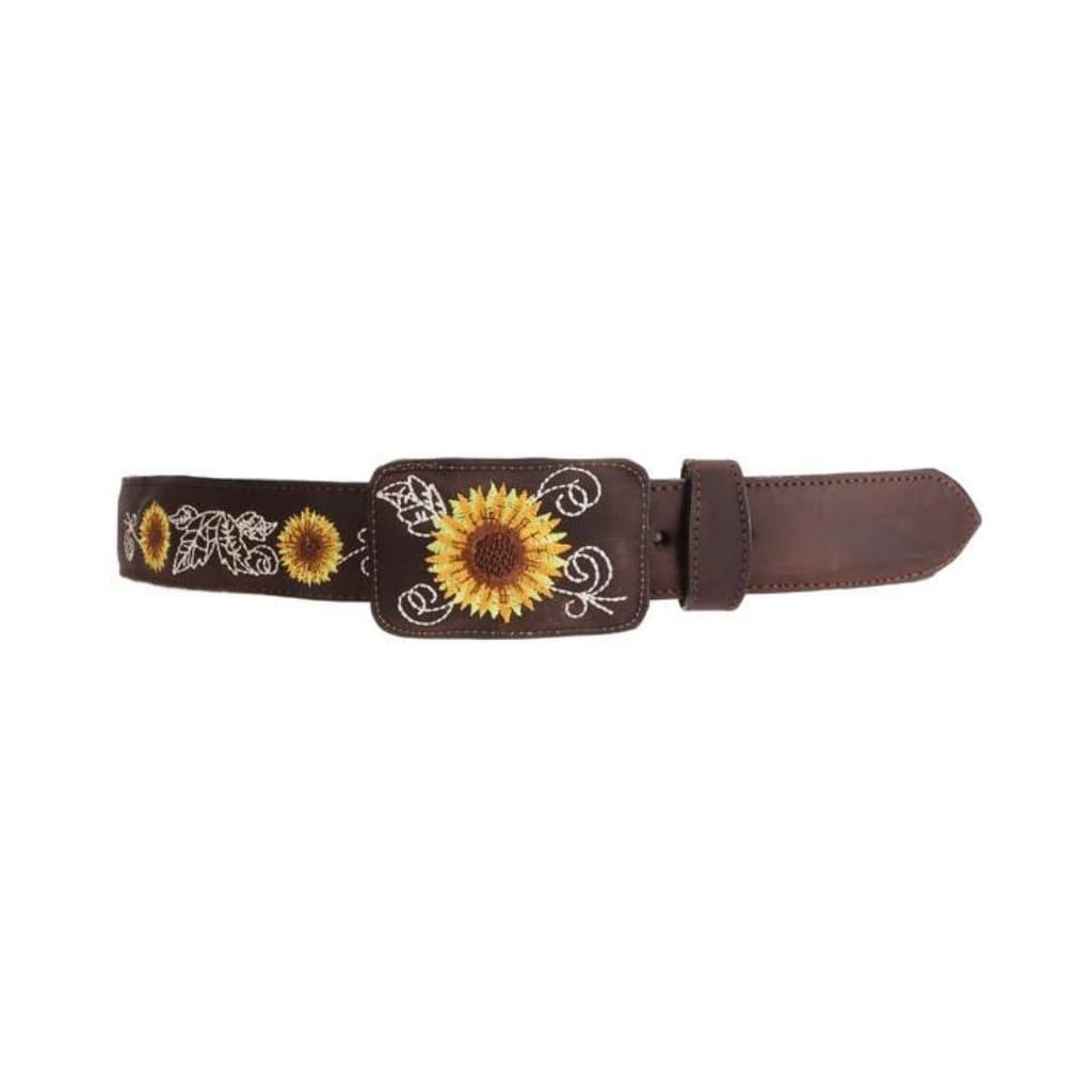 JB15-05 Chocolate Sunflower Belt | Cinturones para Mujer | Joe –