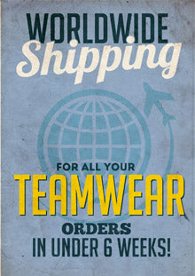 worldwide shipping for all orders impact prowear