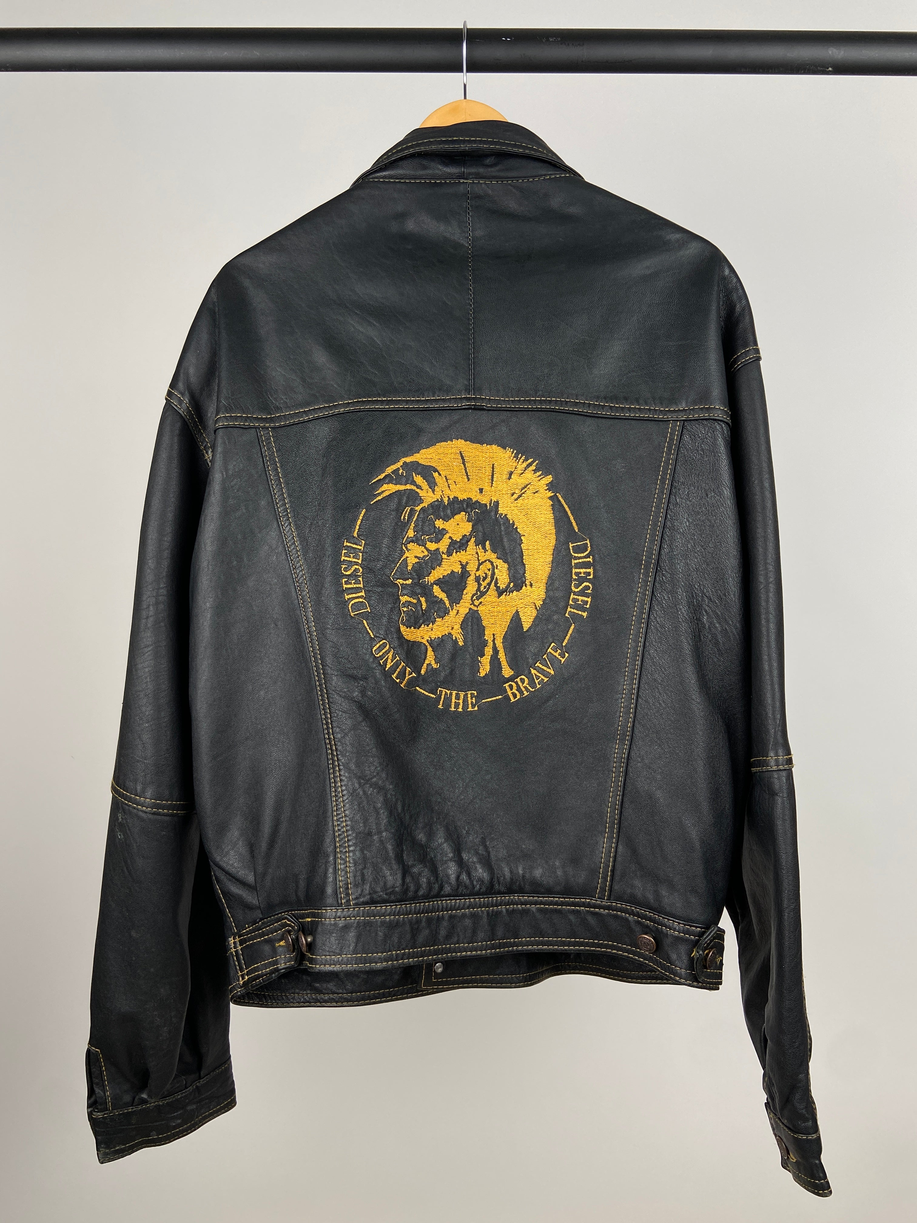 Diesel ‘Only The Brave’ 90s Leather Jacket