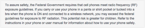 Radio Frequency Exposure of Cell Phones Ordinance