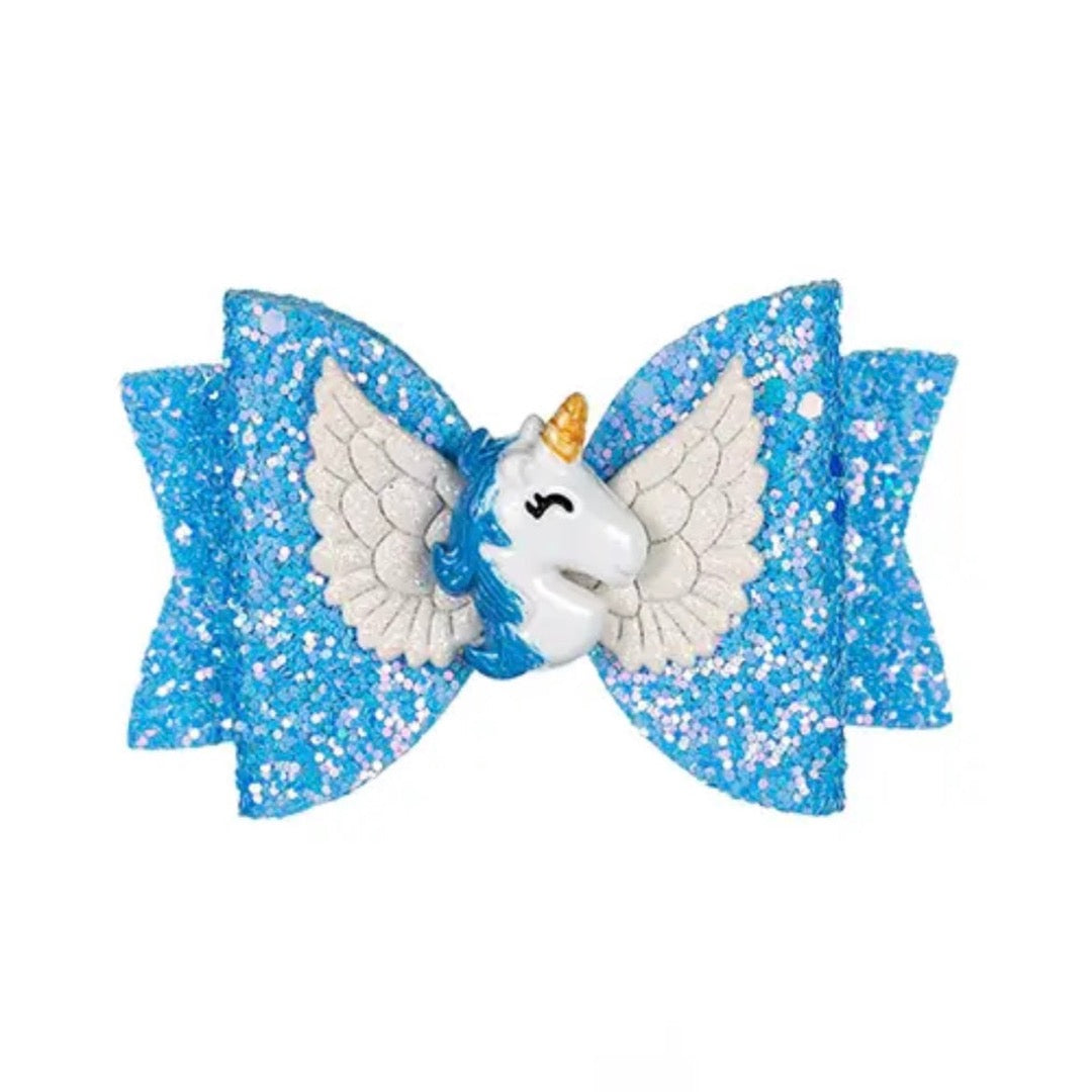Unicorn and Glitter Hair Clips – Polished Gems
