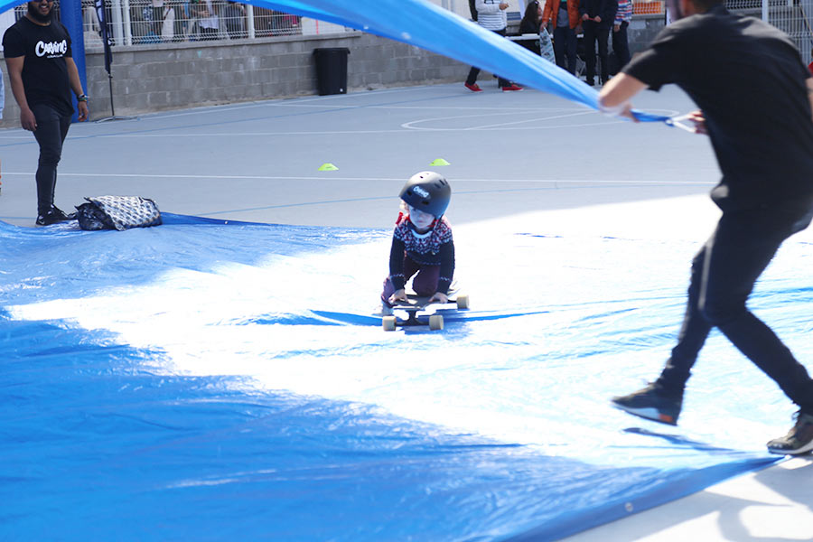 tarp surfing surfcity barcelona 2016 surfskate mini surfer