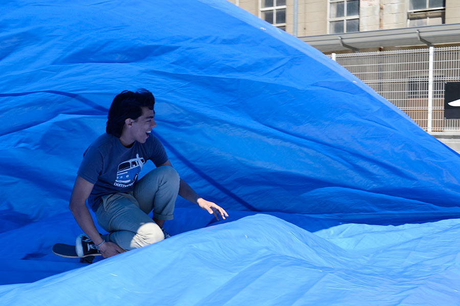 tarp surfing surfcity barcelona 2016 tubo