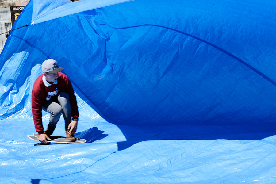 tarp surfing surfcity barcelona 2016 slide