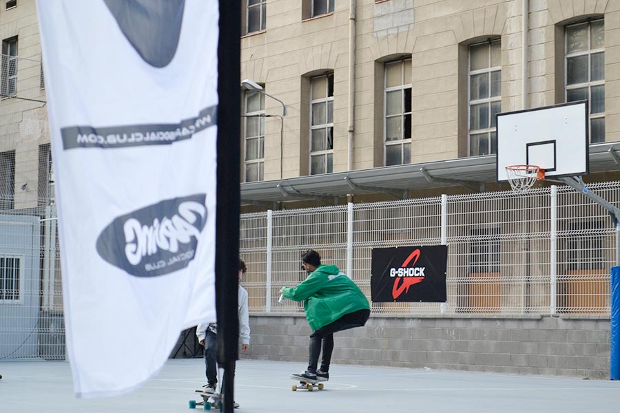 tarp surfing surfcity barcelona 2016 surfskate g-shock