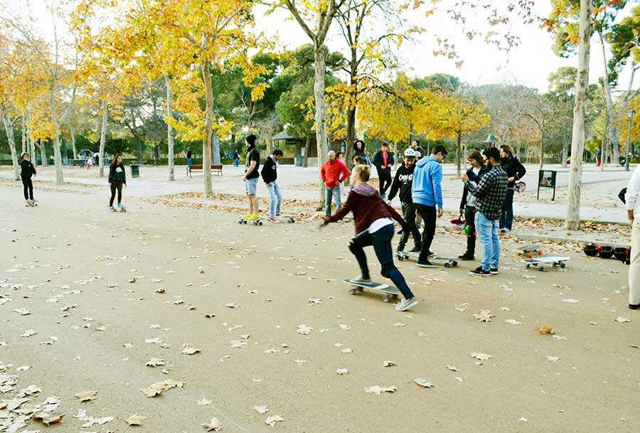 quedada surfskate parque del retiro