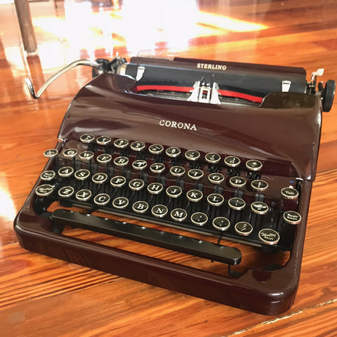 smith corona vintage typewriter