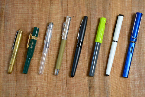 Fountain pen brands at the Paper Seahorse