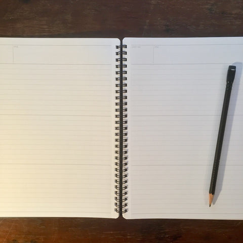 mnemosyne notebook with blackwing pencil