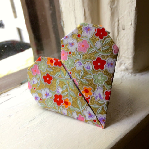 origami heart