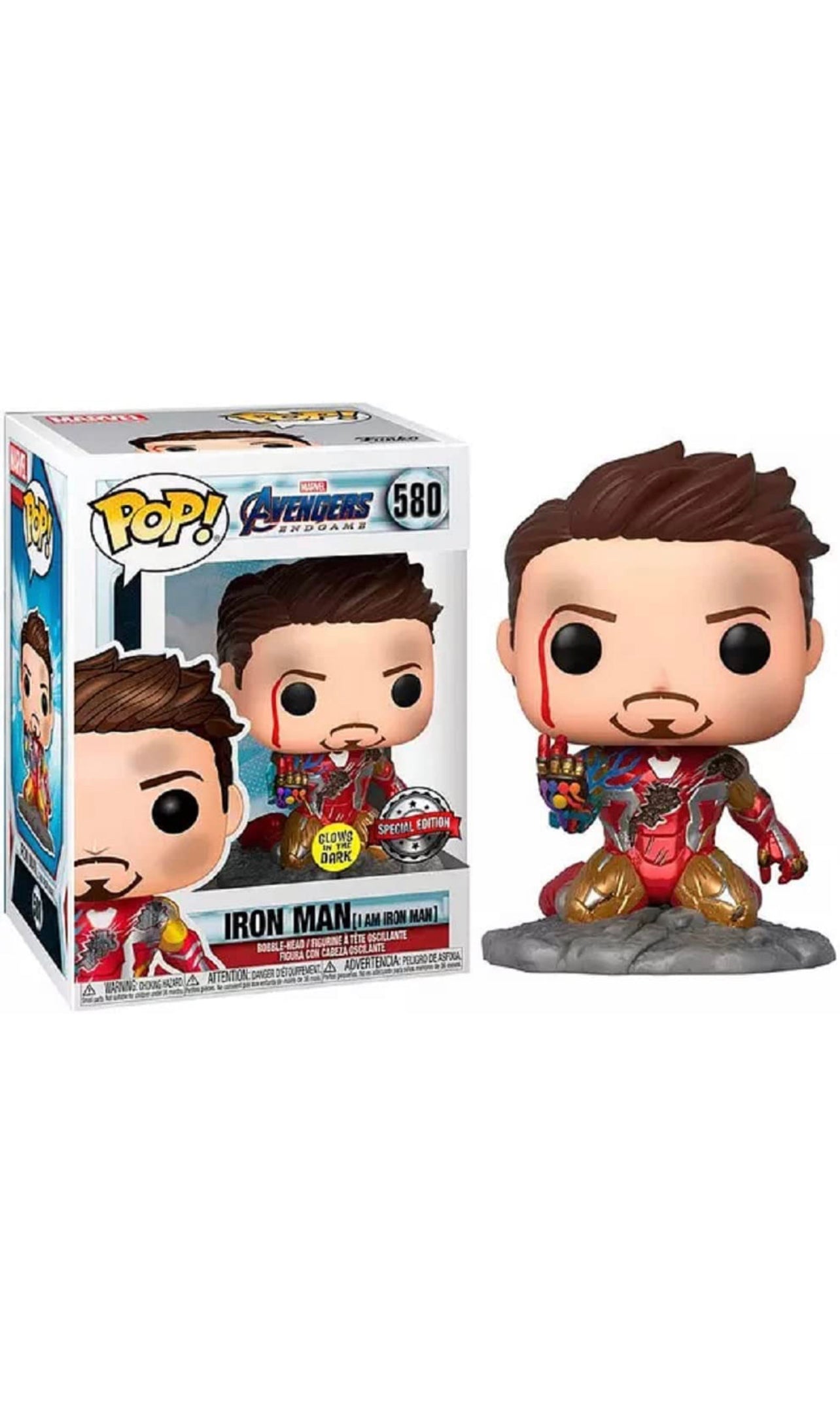 Funko Pop! Avengers Endgame: I Iron Man Glow-in-The-Dark Deluxe – Funko Shop