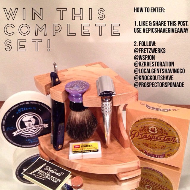 Shave set instagram giveaway