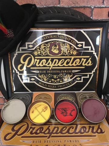 Display of pomade textures