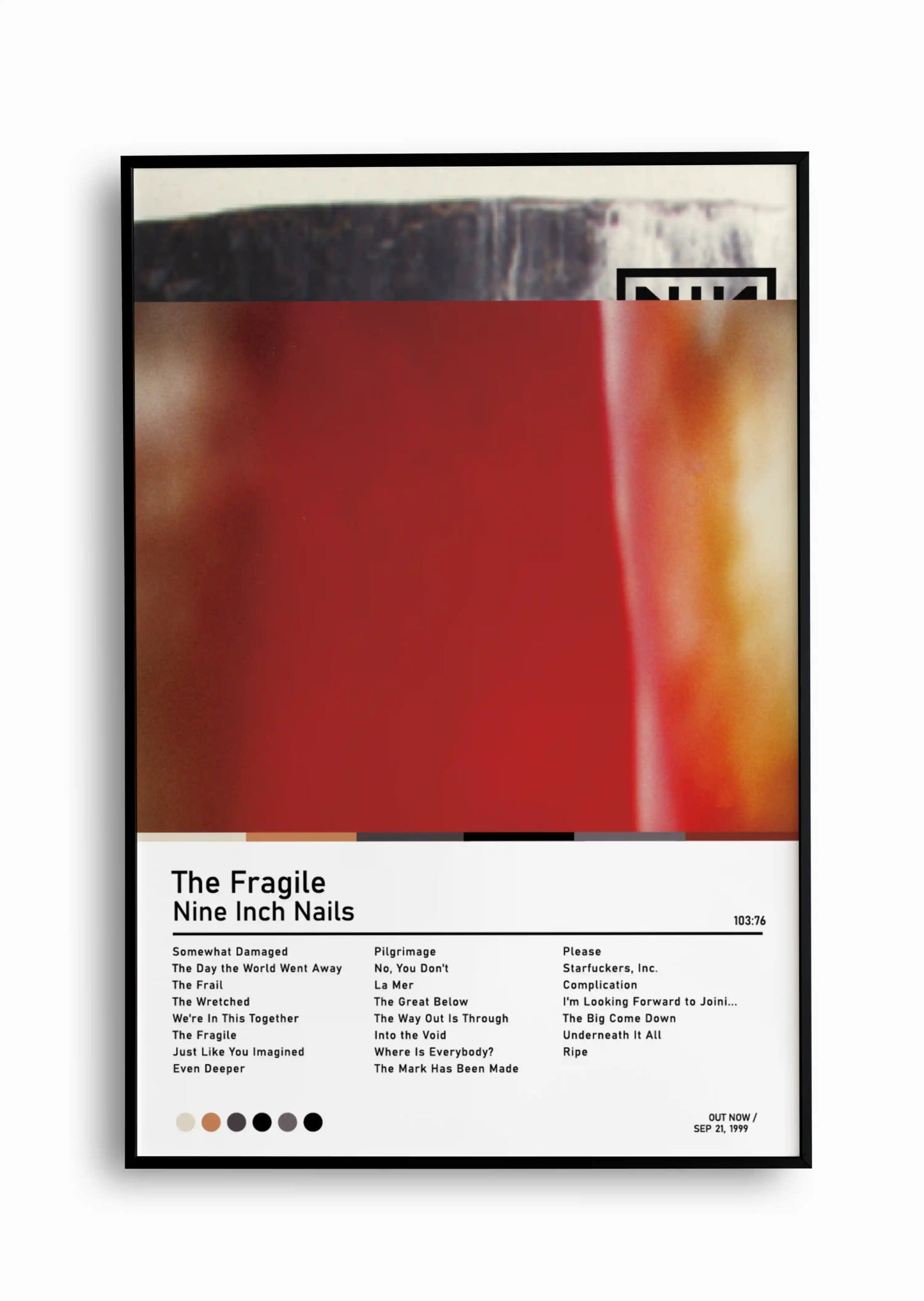 Image of poster Nine Inch Nails The Fragile 1