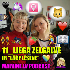 Liega Zelgalve Malvine.lv podkāstā Lāčplēsene