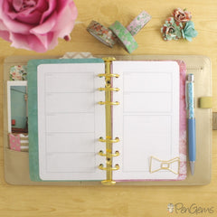 PenGems Free Planner Printables - Week on Two Pages - Personal Size