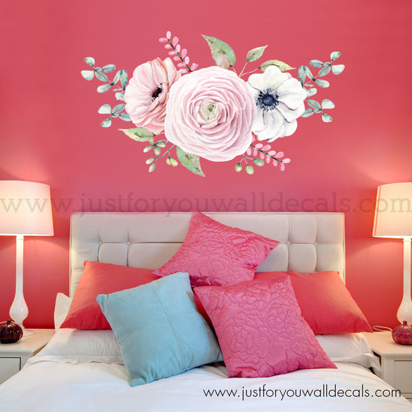 flower wall decal