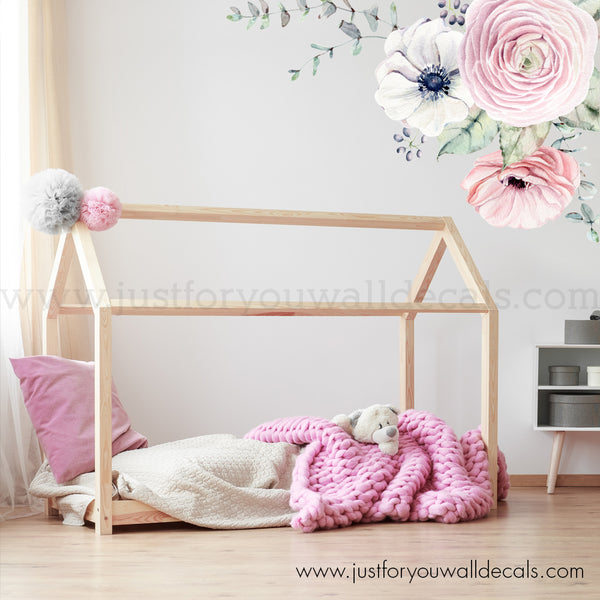 flower wall decal