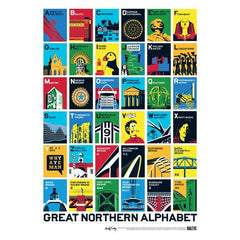 Great Northern Alphabet Poster