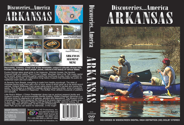 Travel Arkansas Video Bennett Watt Arkansas Dvd Bennett Watt Entertainment Inc Anglers Book Supply