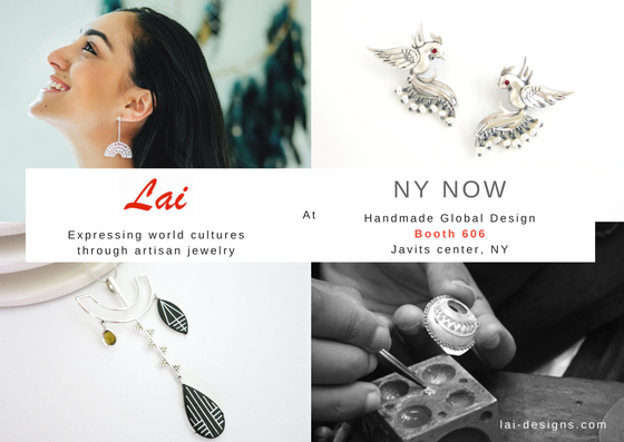 NY NOW handcrafted artisanal jewelry design Lai invite