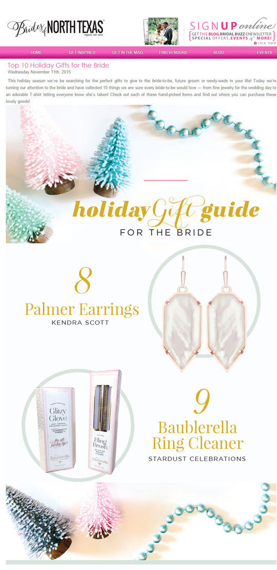 Baublerella | Gift Guide for Brides | Brides of North Texas