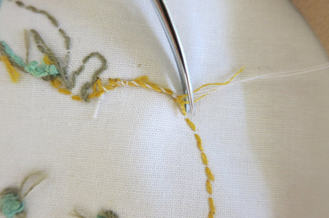 Getting rid of knotted thread