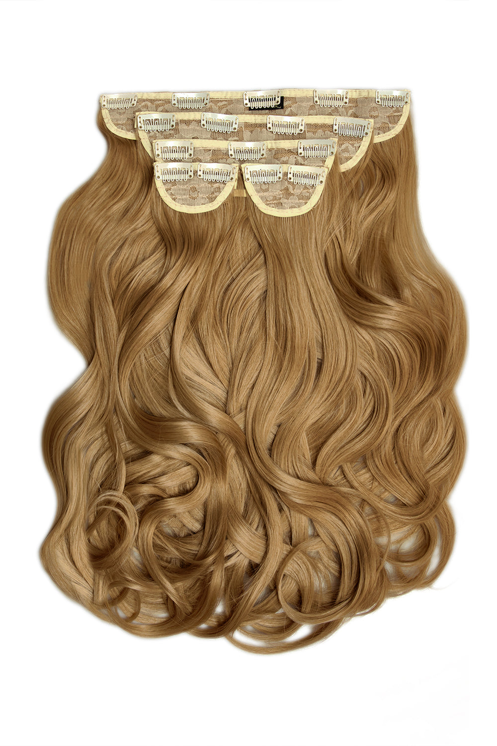 Super Thick 22" 5 Piece Blow Dry Wavy Clip In Hair Extensions - Harvest Blonde
