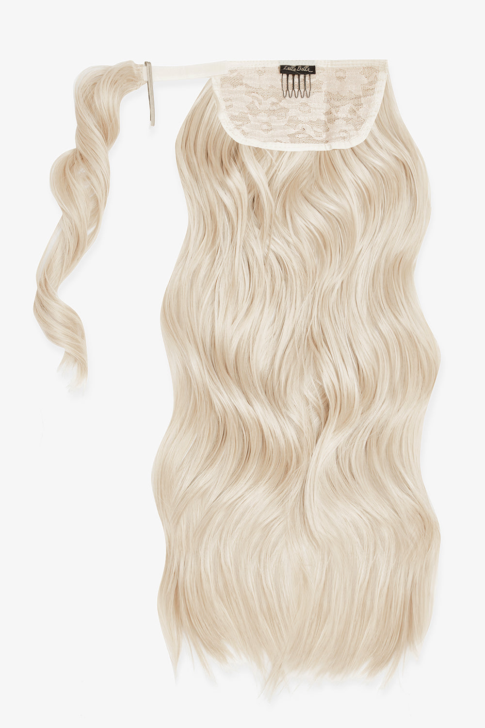 Midi Grande Brushed Out Wave 22’’ Wraparound Pony - Bleach Blonde
