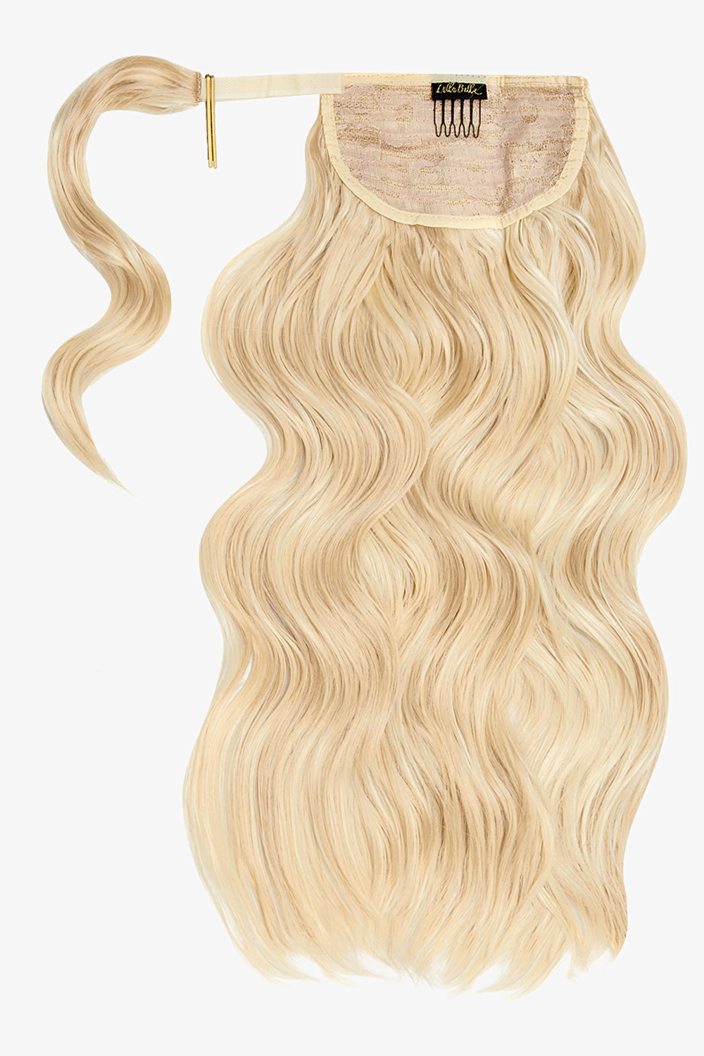 Midi Grande Brushed Out Wave 22’’ Wraparound Pony - Highlighted Champagne